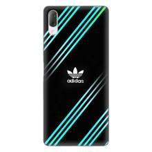 Чехлы Адидас для Sony Xperia L3 (AlphaPrint) (Адидас с полосами)