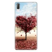 Чехлы для любимой на Сони Хпериа Л3 (VPrint) (Дерево сердце)