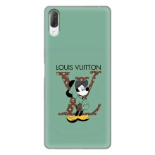 Чехлы Луи Витон для Sony Xperia L3 (AlphaPrint - LOUIS VUITTON) (Микки Маус LV)