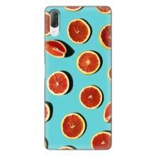 Чехлы с Фруктами для Sony Xperia L3 (VPrint) (Грейпфрут)