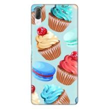 Чехлы с Фруктами для Sony Xperia L3 (VPrint) (Кексики)