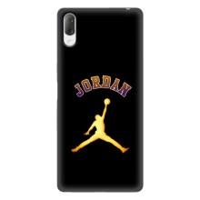 Чехлы для Sony Xperia L3 - с картинкой JORDAN (AlphaPrint) (Jordan Gold)