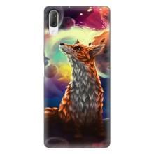 Чехлы с картинкой Лисички для Sony Xperia L3 (VPrint) (Лисица в космосе)