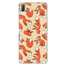 Чехлы с картинкой Лисички для Sony Xperia L3 (VPrint) (Лисички)