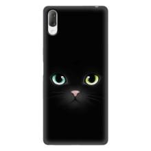 Чехол на тематику: Коты для Sony Xperia L3 – Черный Котик