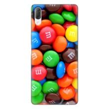Чехол с изображением  вкусной еды для Sony Xperia L3 – Разноцветные M&M'S