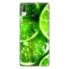 Чехол с изображением  вкусной еды для Sony Xperia L3 – Яркий ЛАЙМ