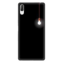 Чохол з картинками на чорному фоні для Sony Xperia L3 – Лампочка