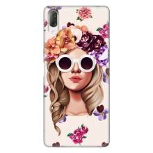 Чехол с картинкой Модные Девчонки Sony Xperia L3 – Девушка в очках
