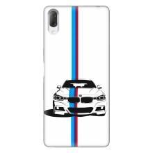 Чехол для Сони Хпериа Л3 - с принтом БМВ (AlphaPrint) (Машина БМВ)