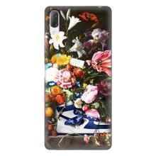 Чехол для Sony Xperia L3 - с принтом Найк (AlphaPrint) (Стиль Найк)