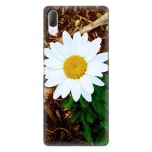 Чехол с ромашками на Sony Xperia L3 – Белая ромашка