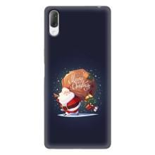 Чехол Санта Клаус для Sony Xperia L3 – Подарки от Санты