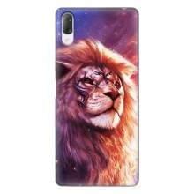 Чехол со Львом для Sony Xperia L3 (VPrint) (Красочный Лев)