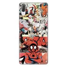 Чехол Супергерой Человека Паука на Sony Xperia L3 – Комикс Паука