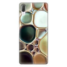 Мраморный чехол на Sony Xperia L3 (VPrint) (Радужный Мрамор)