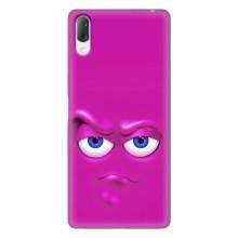Чохли (ТПУ) (смішні стікери) для Sony Xperia L3 – Хитра мордочка
