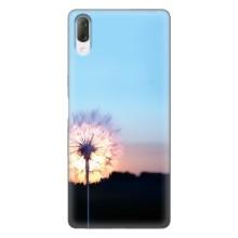 Силіконовий Чохол з кульбабками на Sony Xperia L3 – Захід з кульбабкою
