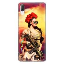 ЗСУ Чехлы (TPU) для Sony Xperia L3 – Женщина солдат