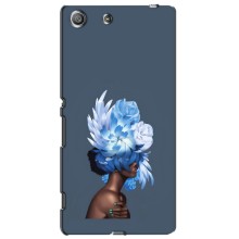 Чехлы (ART) Цветы на Sony Xperia M5, E5603, E5606, E5653, E5633, E5646, E5663 (VPrint) (Цветы на голове)