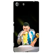 Чехлы для Sony Xperia M5, E5603, E5606, E5653, E5633, E5646, E5663 (Leo чемпион) (AlphaPrint) (Кубок Месси)