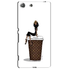 Чехлы Луи Витон для Sony Xperia M5, E5603, E5606, E5653, E5633, E5646, E5663 (AlphaPrint - LOUIS VUITTON) (кофе LOUIS VUITTON)