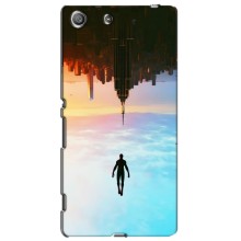 Чехол с человеком пауком для Sony Xperia M5, E5603, E5606, E5653, E5633, E5646, E5663 - (AlphaPrint) (Паук человек)