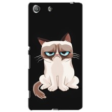 Чехол с принтом для Sony Xperia M5, E5603, E5606, E5653, E5633, E5646, E5663 (AlphaPrint) Модные коты – Грустный кот