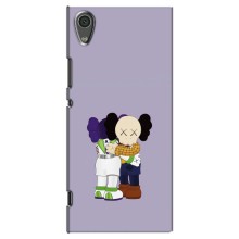 Чехлы для Sony Xperia XA1, G3121, G3123, G3125, G3112, G3116 - Bearbrick Louis Vuitton (PREMIUMPrint) (Дружба Беарбрик)