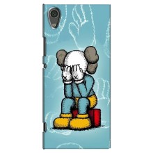 Чехлы для Sony Xperia XA1, G3121, G3123, G3125, G3112, G3116 - Bearbrick Louis Vuitton (PREMIUMPrint) (Плач Bearbrick)