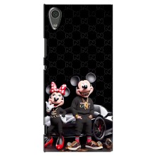 Чехол Disney Mouse Sony Xperia XA1, G3121, G3123, G3125, G3112, G3116 (PREMIUMPrint) (Семья Маусов)