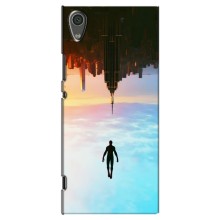 Чехол с человеком пауком для Sony Xperia XA1, G3121, G3123, G3125, G3112, G3116 - (AlphaPrint) – Паук человек