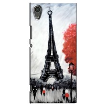 Чехол Эйфелева Башня для Sony Xperia XA1, G3121, G3123, G3125, G3112, G3116 - (AlphaPrint) (Башня в Париже)