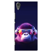 Чехол с Обезьянами Sony Xperia XA1, G3121, G3123, G3125, G3112, G3116 - (AlphaPrint) (Стильная обезьяна)