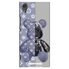 Крутые Чехлы Луи Виттон для Sony Xperia XA1, G3121, G3123, G3125, G3112, G3116 (AlphaPrint) (Робот Мишка)