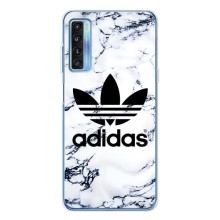 Чехлы Адидас для TCL 20L Plus (AlphaPrint) (Адидас на мраморе)