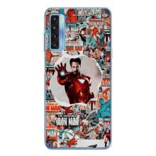 Чехлы с героями Марвел TCL 20L Plus (VPrint)