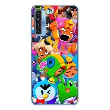 Чехлы Brawl Stars для TCL 20L Plus (AlphaPrint)