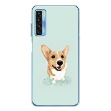 Чехлы с собаками для TCL 20L Plus (VPrint) (Корги)