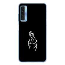 Чохол (Знак сердечка) для TCL 20L Plus – Знак Сердечка