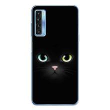 Чехол на тематику: Коты для TCL 20L Plus – Черный Котик
