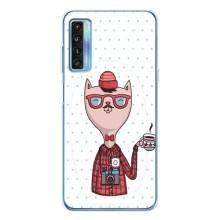 Чехол на тематику: Коты для TCL 20L Plus – Кот аристократ