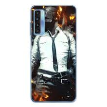 Чохол з картинкою "Герой Pubg" на TCL 20L Plus – Man Пубг