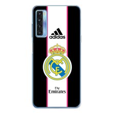 Чехол для TCL 20L Plus с принтом Реал Мадрид (Лого Real Madrid)