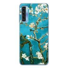 Чехол с принтом САКУРЫ на TCL 20L Plus – Цветение Сакуры