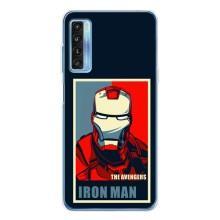 Чохол Супергерой Залізна Людина на TCL 20L Plus – Art Iron man