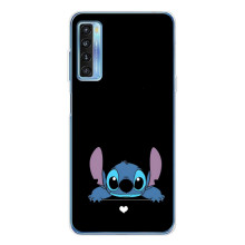 Чохол з принтом Стіч на TCL 20L Plus (Стіч на чорному)