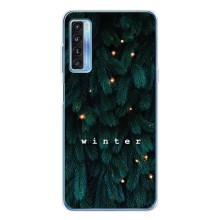 Новогодние, Праздничные Чехлы для TCL 20L Plus - 2024 год (Winter)