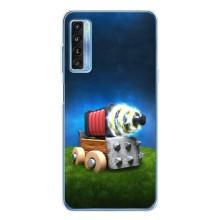 Силиконовый Чехол (атрибутика Клеш Роял) для TCL 20L Plus – Пушка