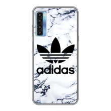 Чехлы Адидас для TCL 20L (AlphaPrint) (Адидас на мраморе)